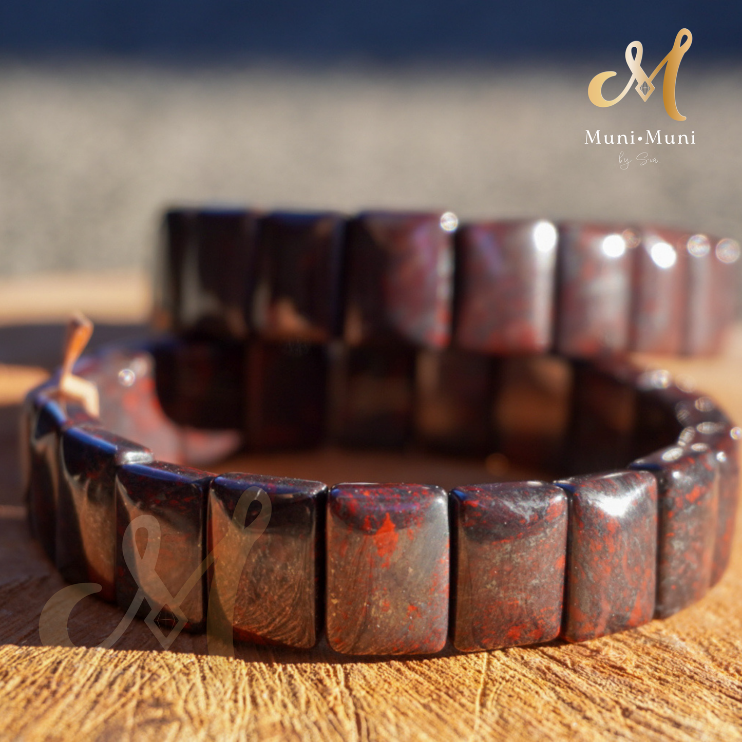 Mahogany Obsidian Soft Bangle Bracelet