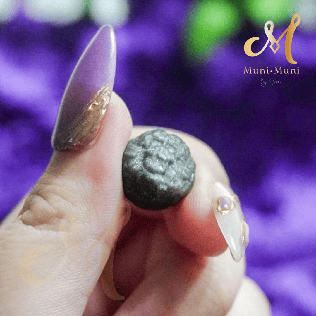 Matte Silver-Sheen Obsidian Monkey Natural Crystal Bracelet Charm