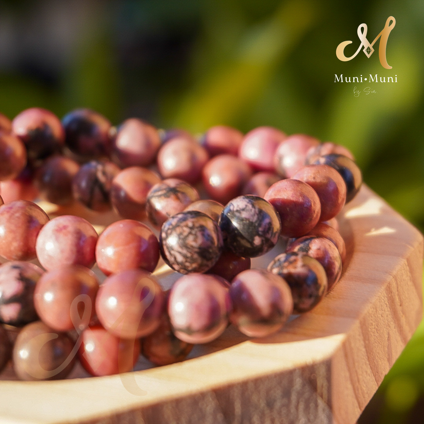 Rhodonite Bracelet 8mm