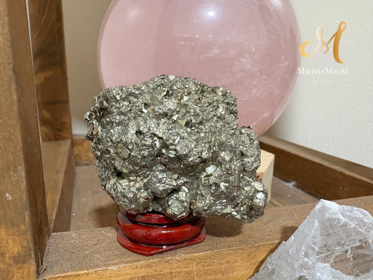 Statement Piece Peruvian Pyrite with Stand
