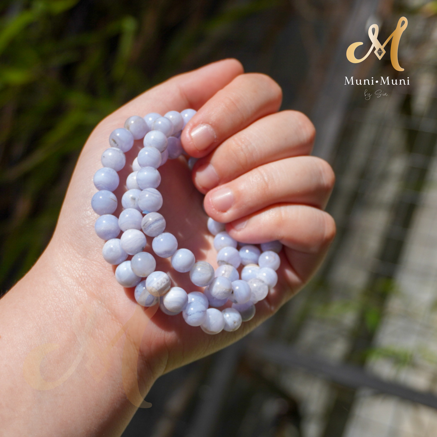 Blue Lace Agate Bracelet