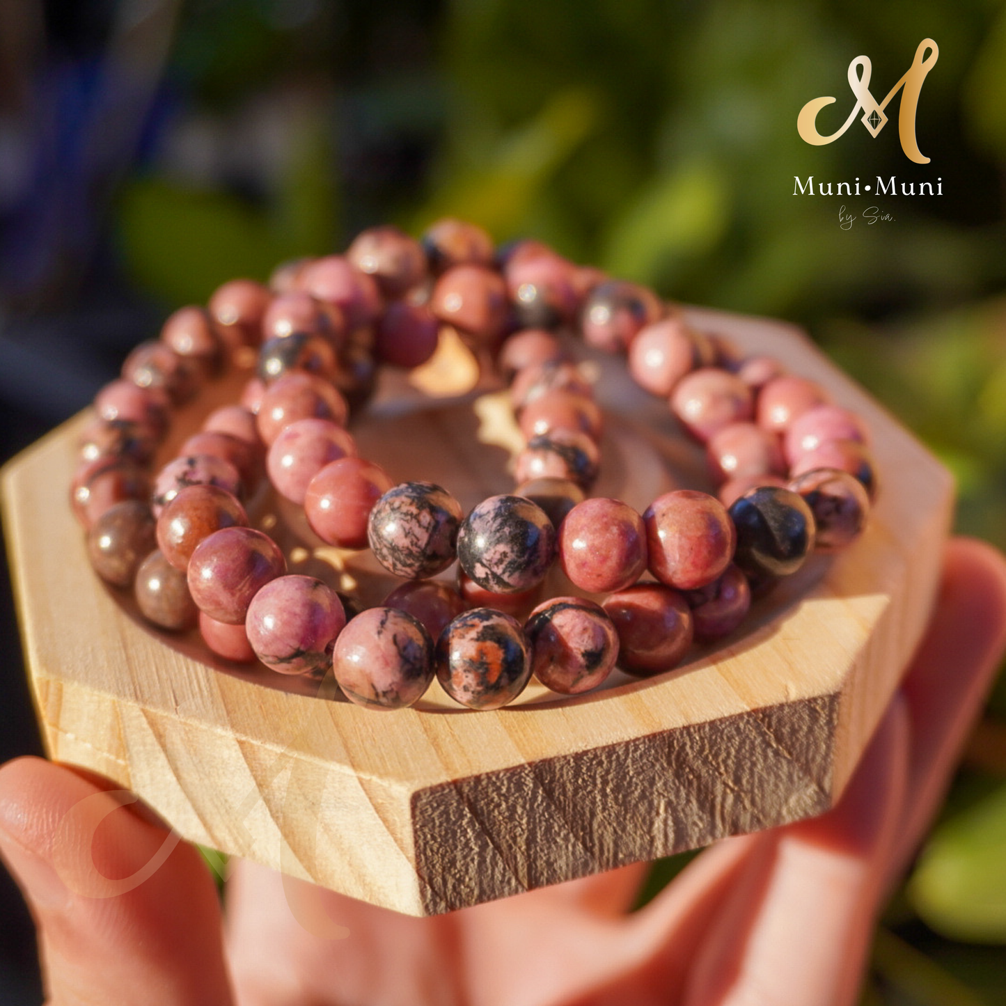 Rhodonite Bracelet 8mm