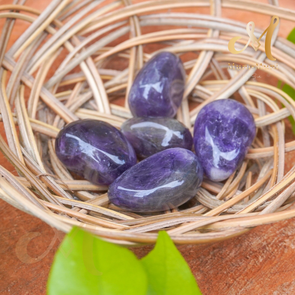 Brazilian Amethyst Tumbled Crystal