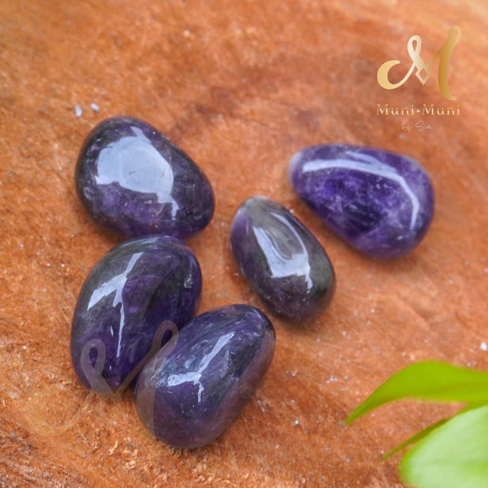 Brazilian Amethyst Tumbled Crystal