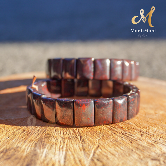 Mahogany Obsidian Soft Bangle Bracelet
