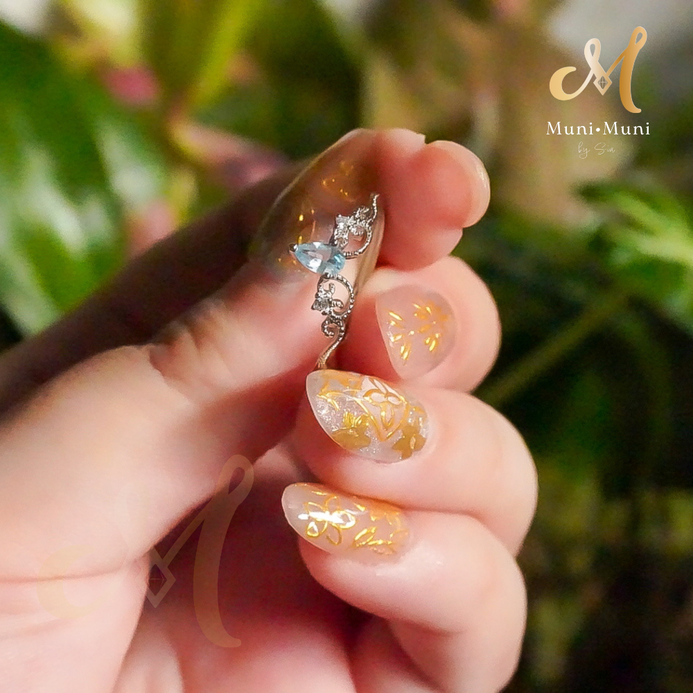 Swiss Blue Topaz Teardrop Cut in Silver Plated Ring