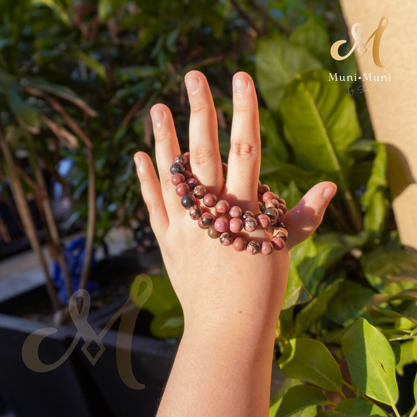 Rhodonite Bracelet 8mm