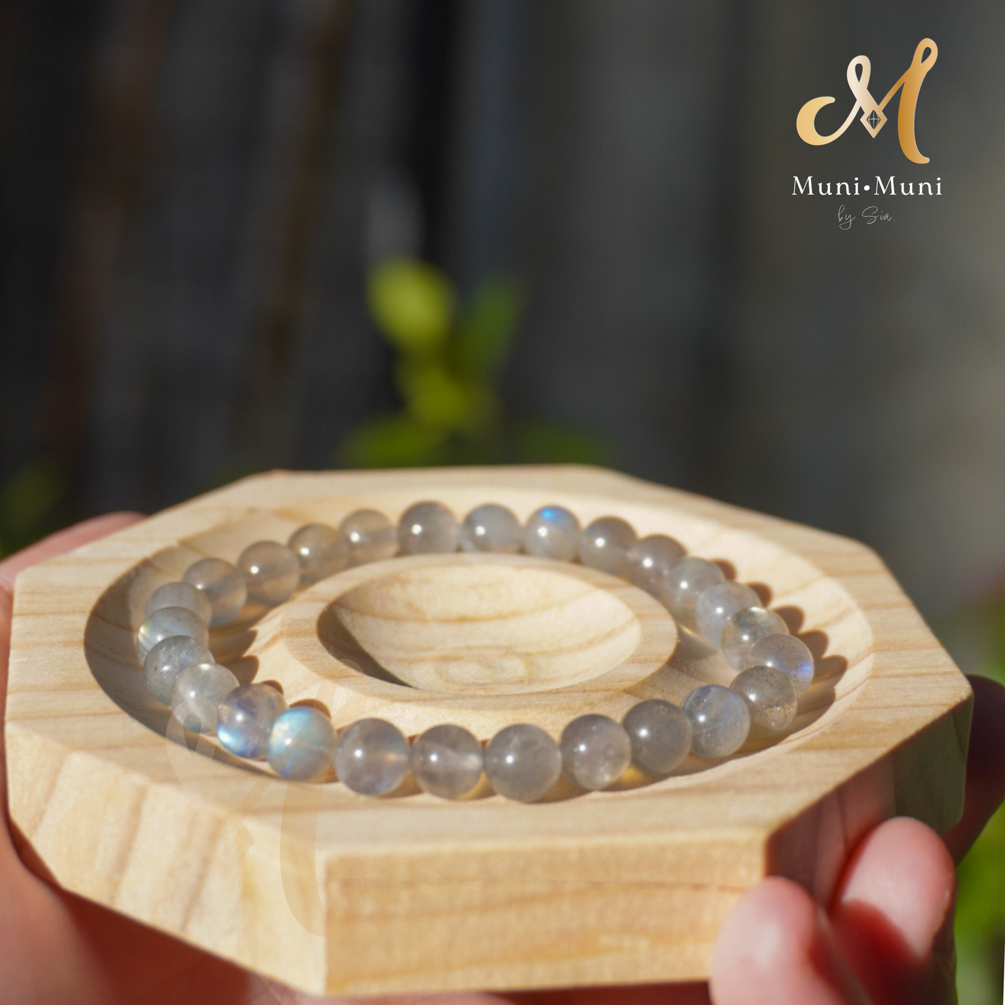 Labradorite Bracelet: High Quality 7mm