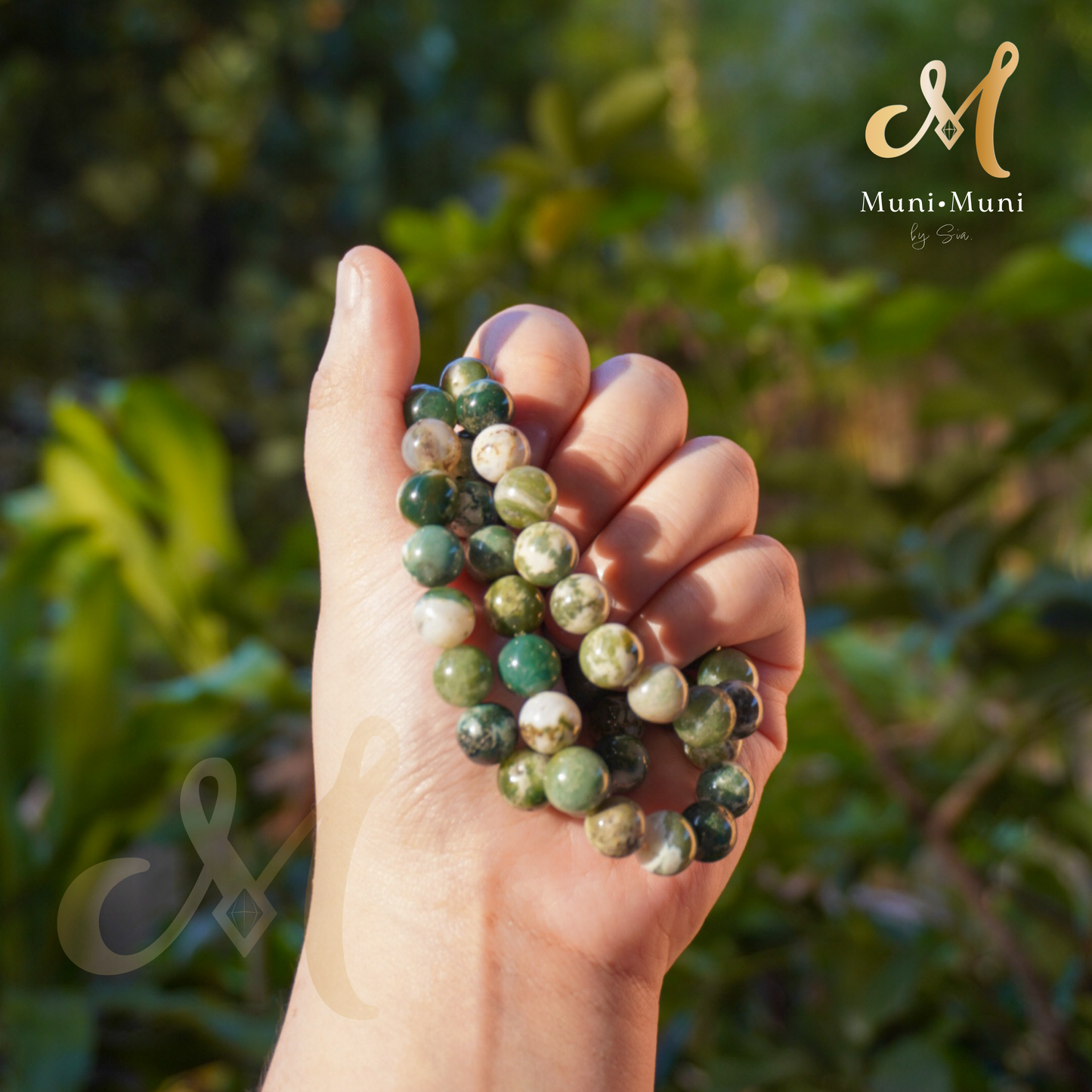 Tree Agate Bracelet 10mm