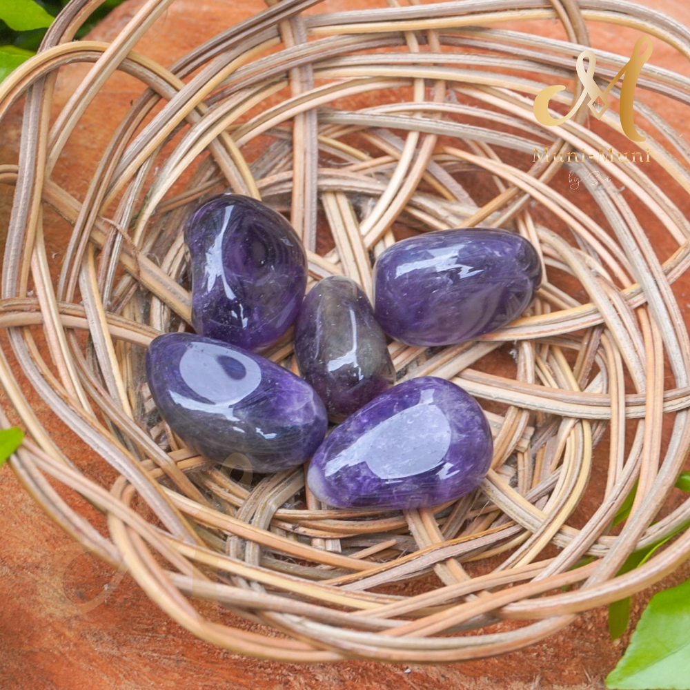 Brazilian Amethyst Tumbled Crystal