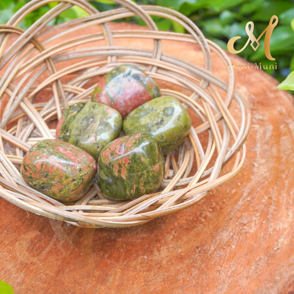 Unakite Jasper Tumbled Crystal