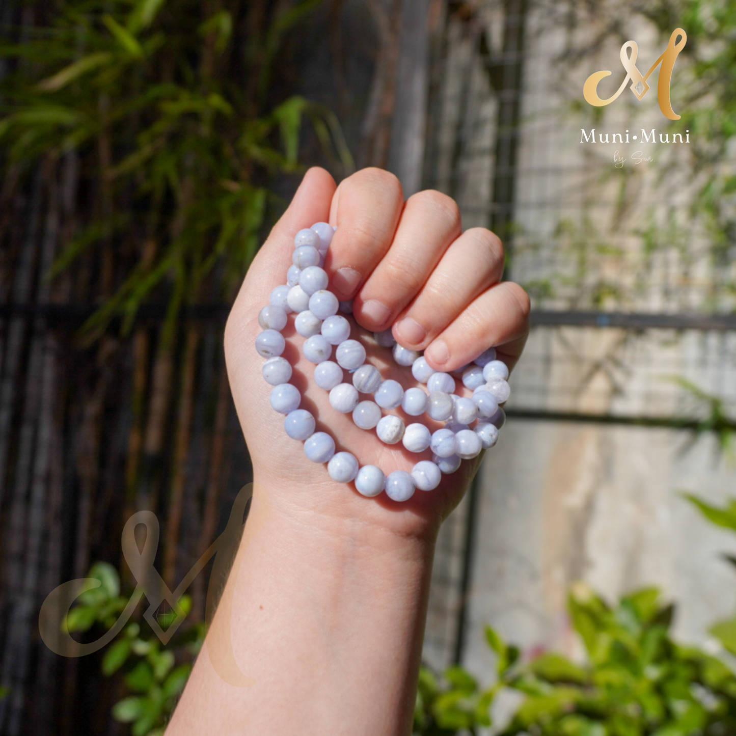 Blue Lace Agate Bracelet