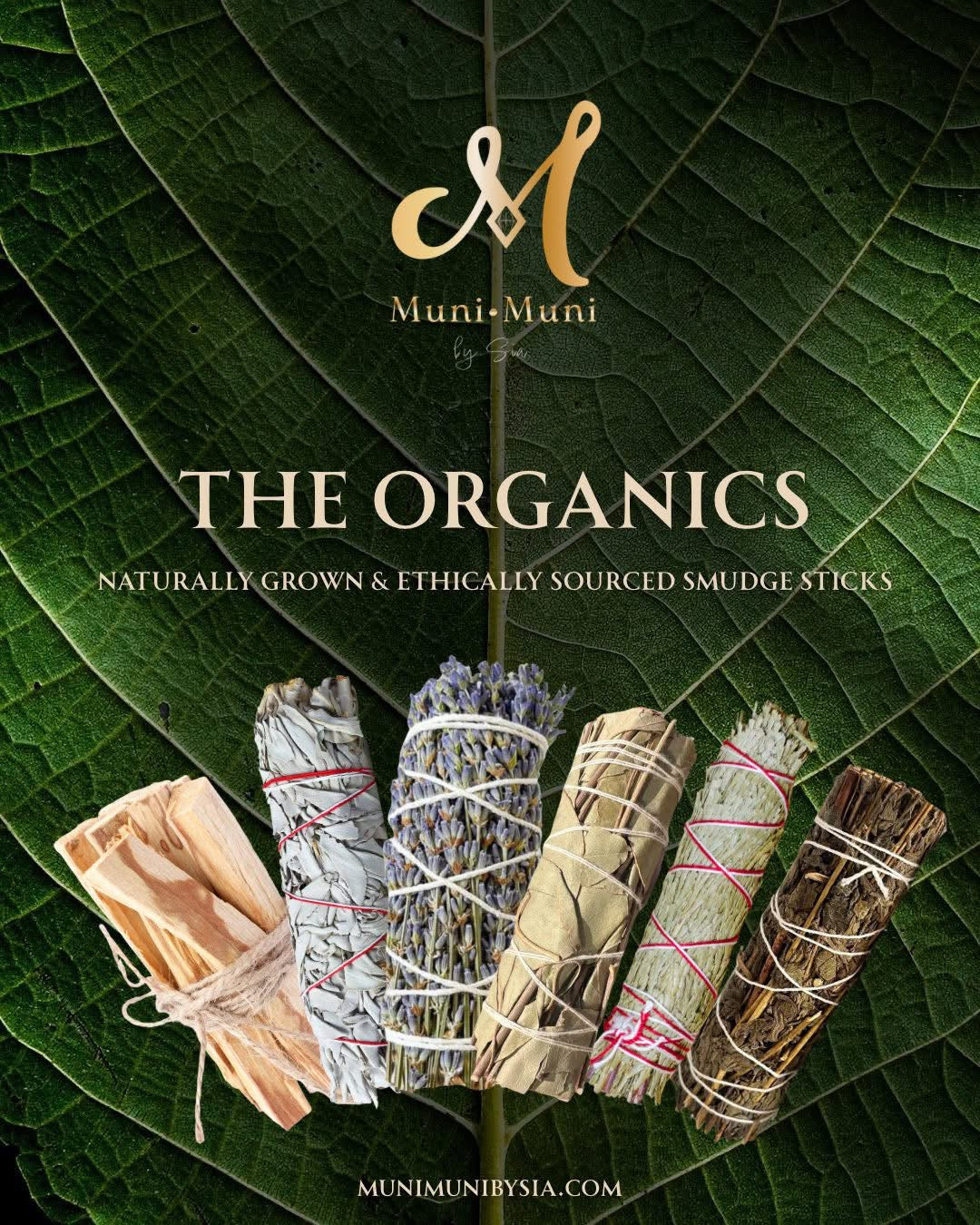 Organic Cleansing Sticks and Smudge Sticks