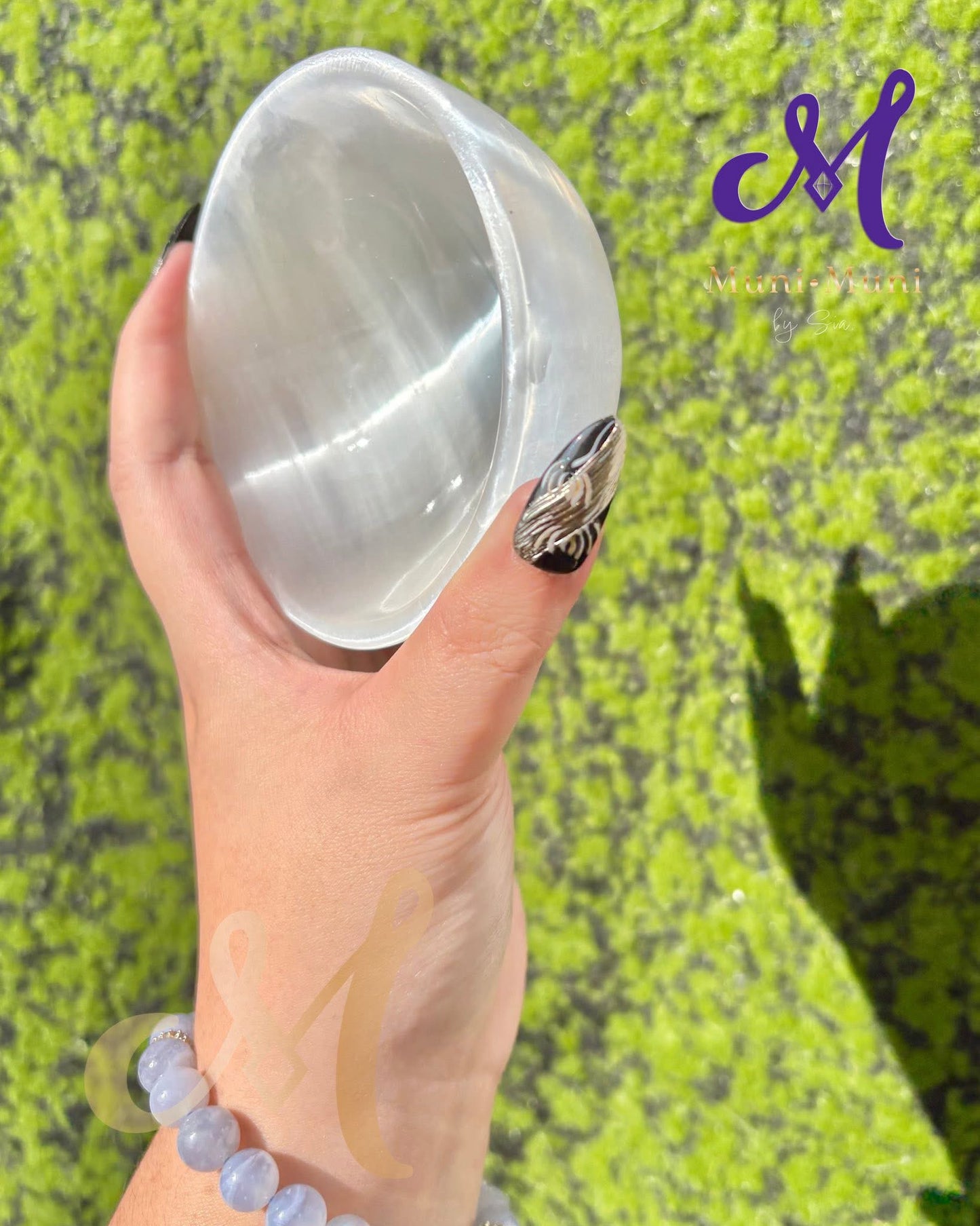 Satin Spar (Commonly Referred to as “Selenite”) Bowl | Cleansing Bowl