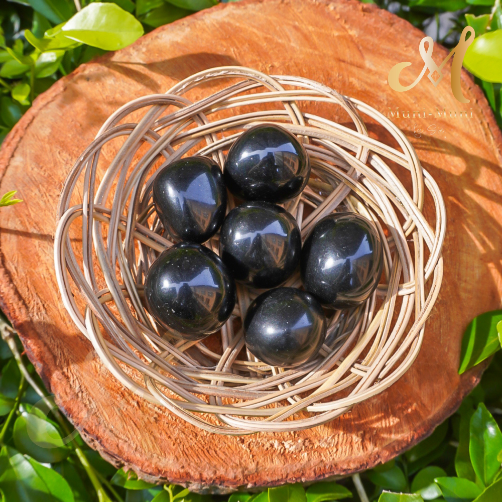 Black Obsidian Tumbled Stone