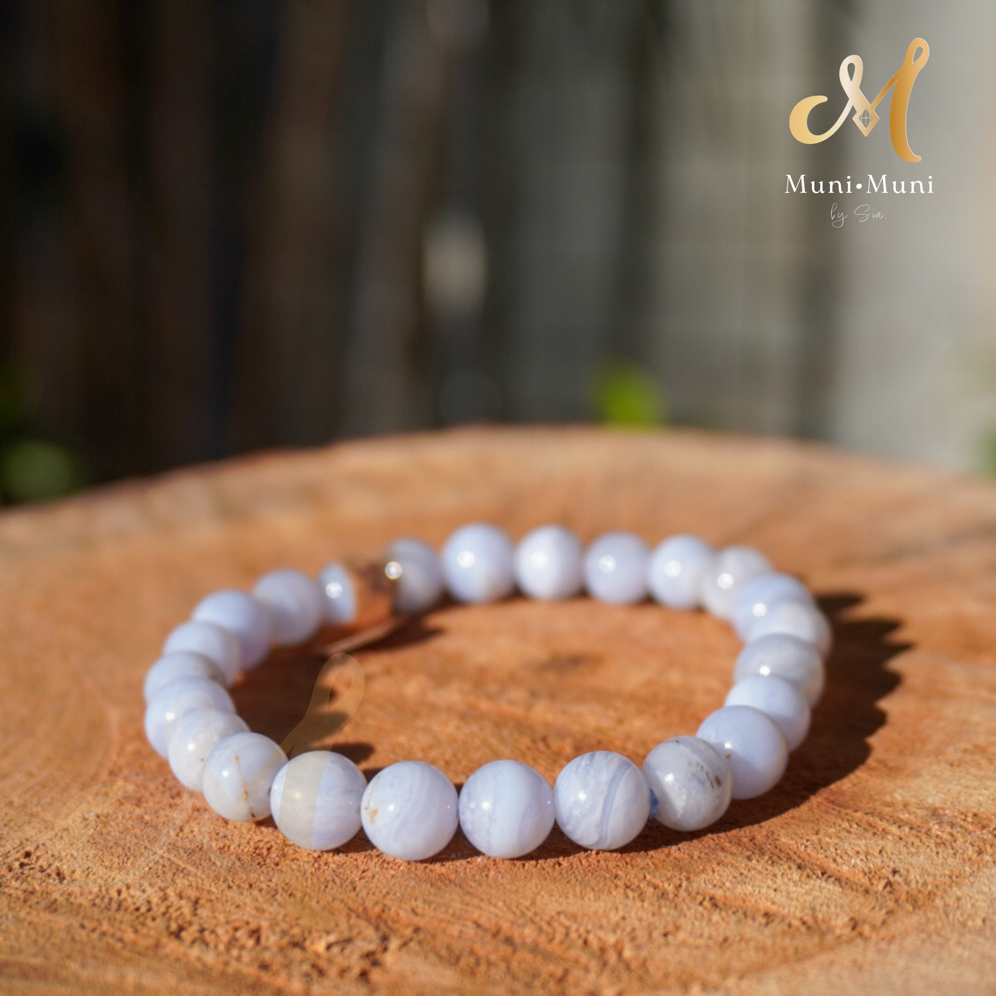 Blue Lace Agate Bracelet