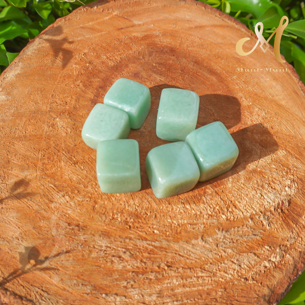 Green Aventurine Tumbled Crystal Cube