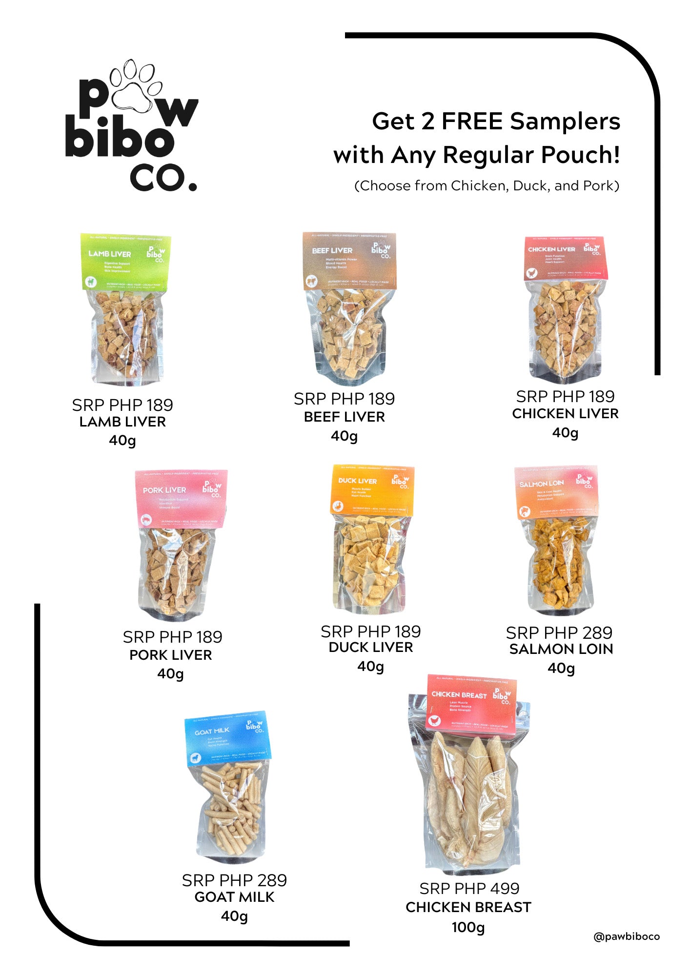 PawBibo Co. Natural Pet Treats | Single-Ingredient Freeze Dried Treats