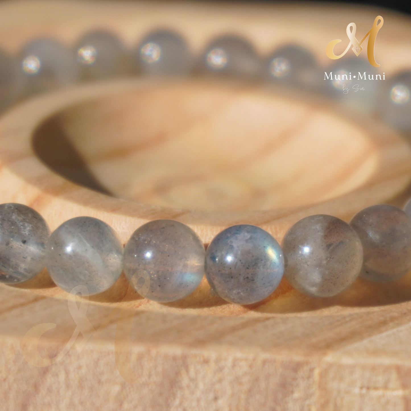 Labradorite Bracelet: High Quality 7mm