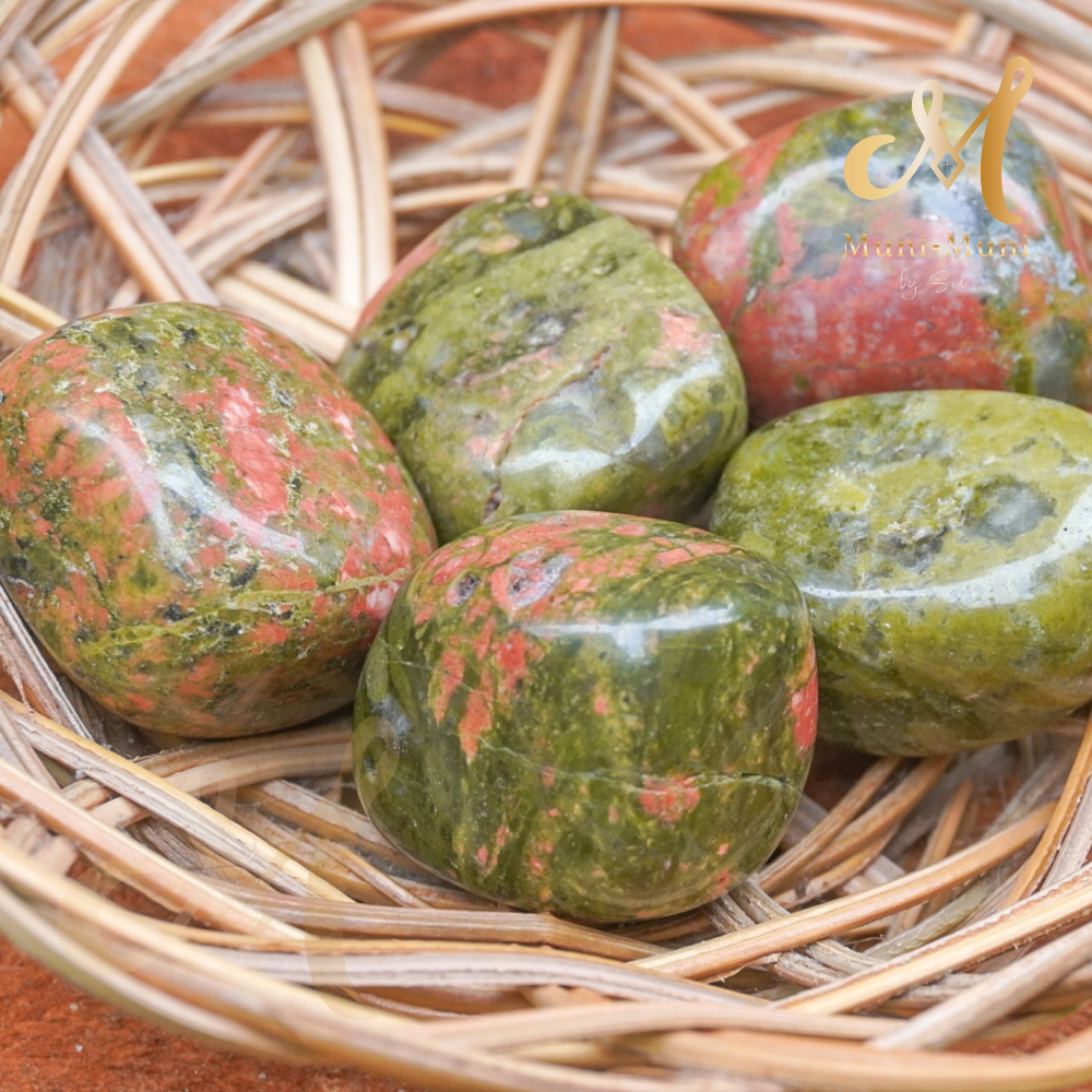 Unakite Jasper Tumbled Crystal