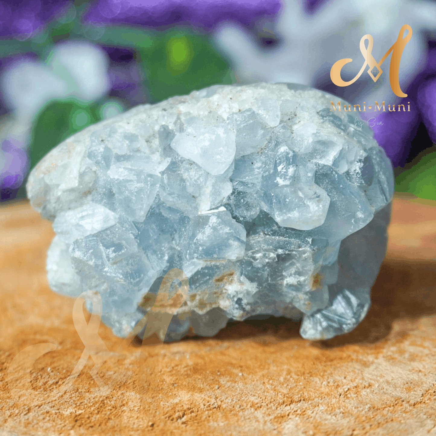 Blue Celestite Natural Crystal Cluster