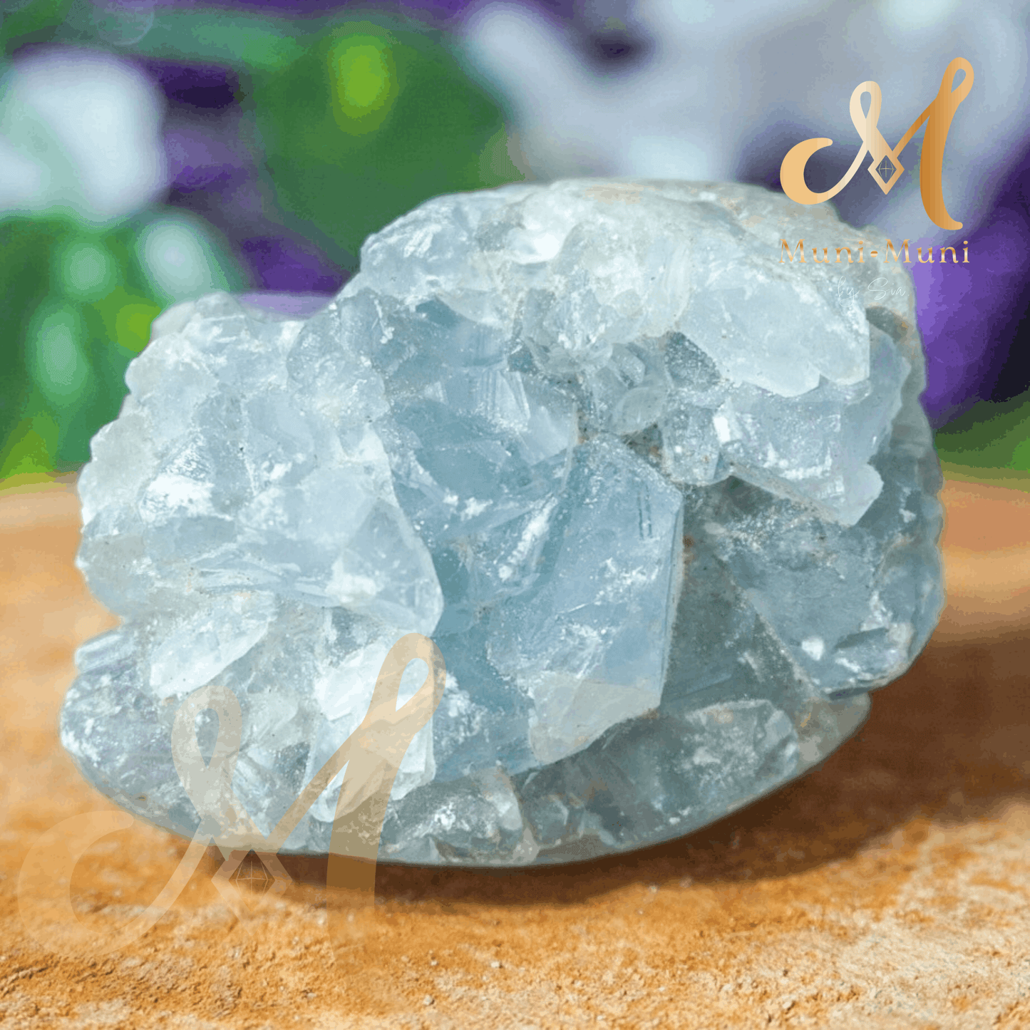 Blue Celestite Natural Crystal Cluster