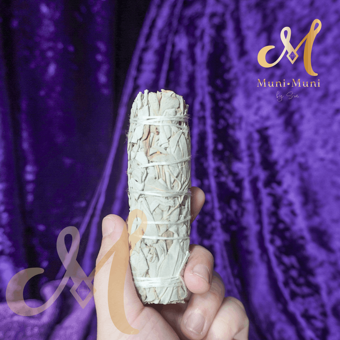 White Sage Natural Herbal Smudge Stick Incense