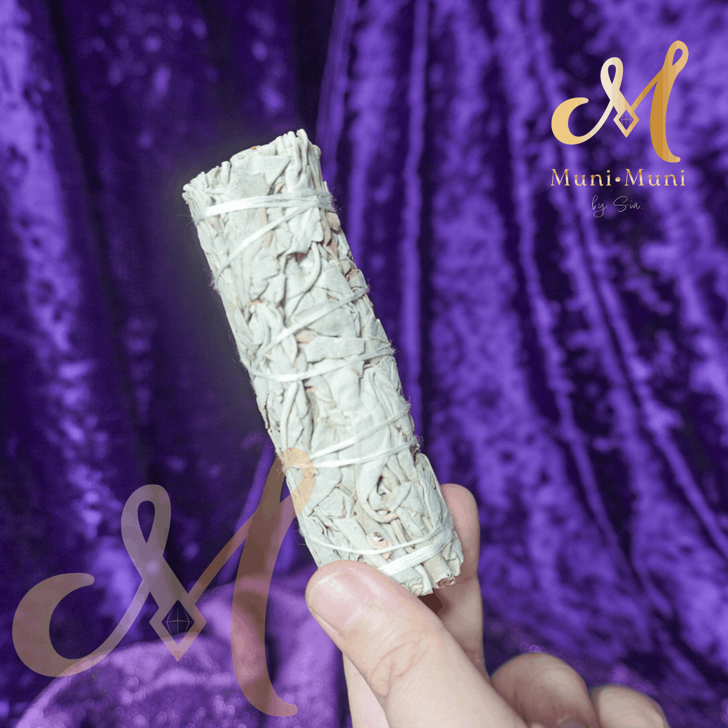White Sage Natural Herbal Smudge Stick Incense