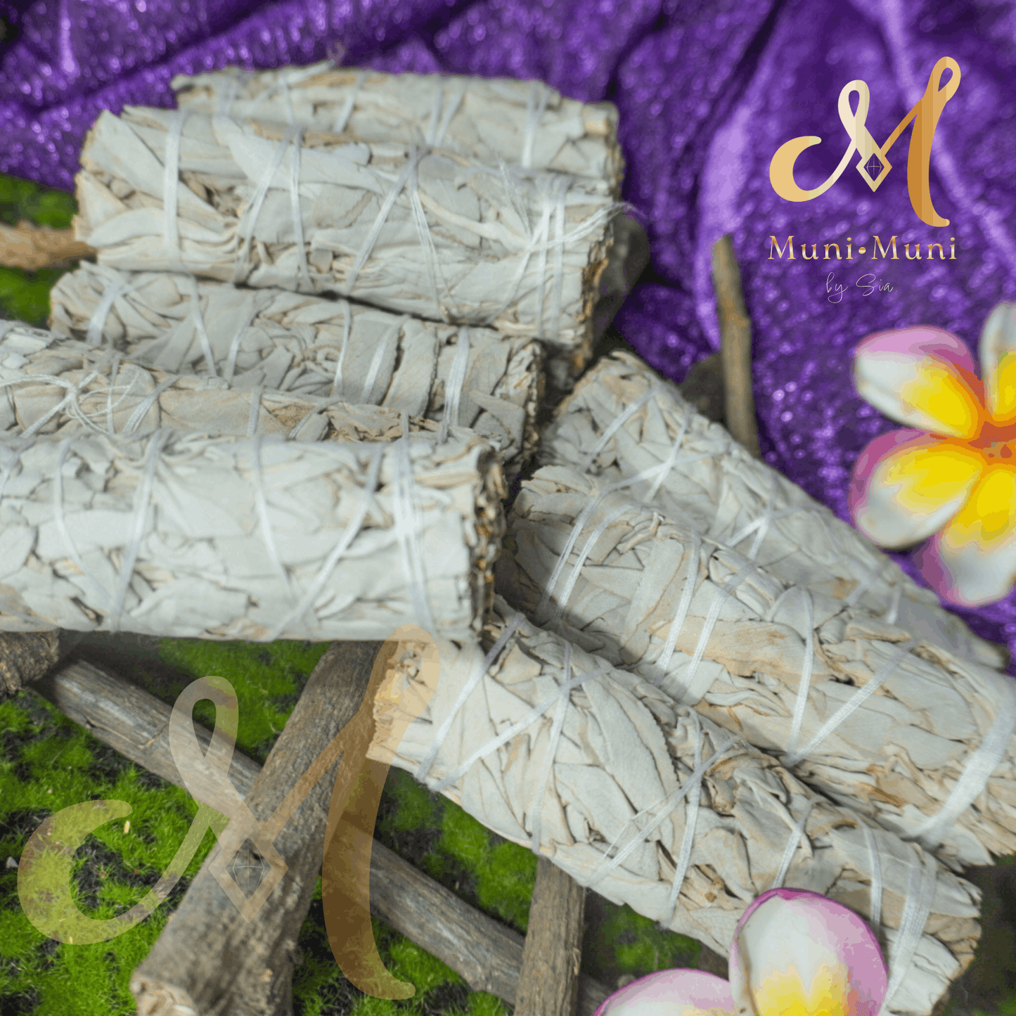 White Sage Natural Herbal Smudge Stick Incense