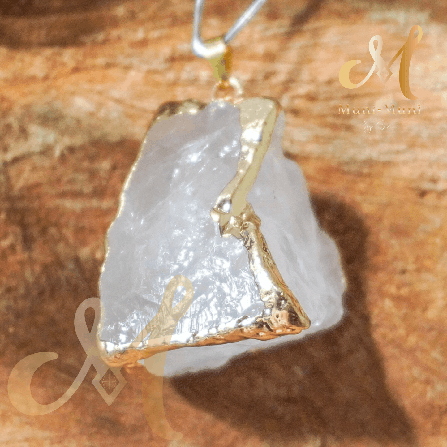 Clear Quartz Natural Crystal Pendant