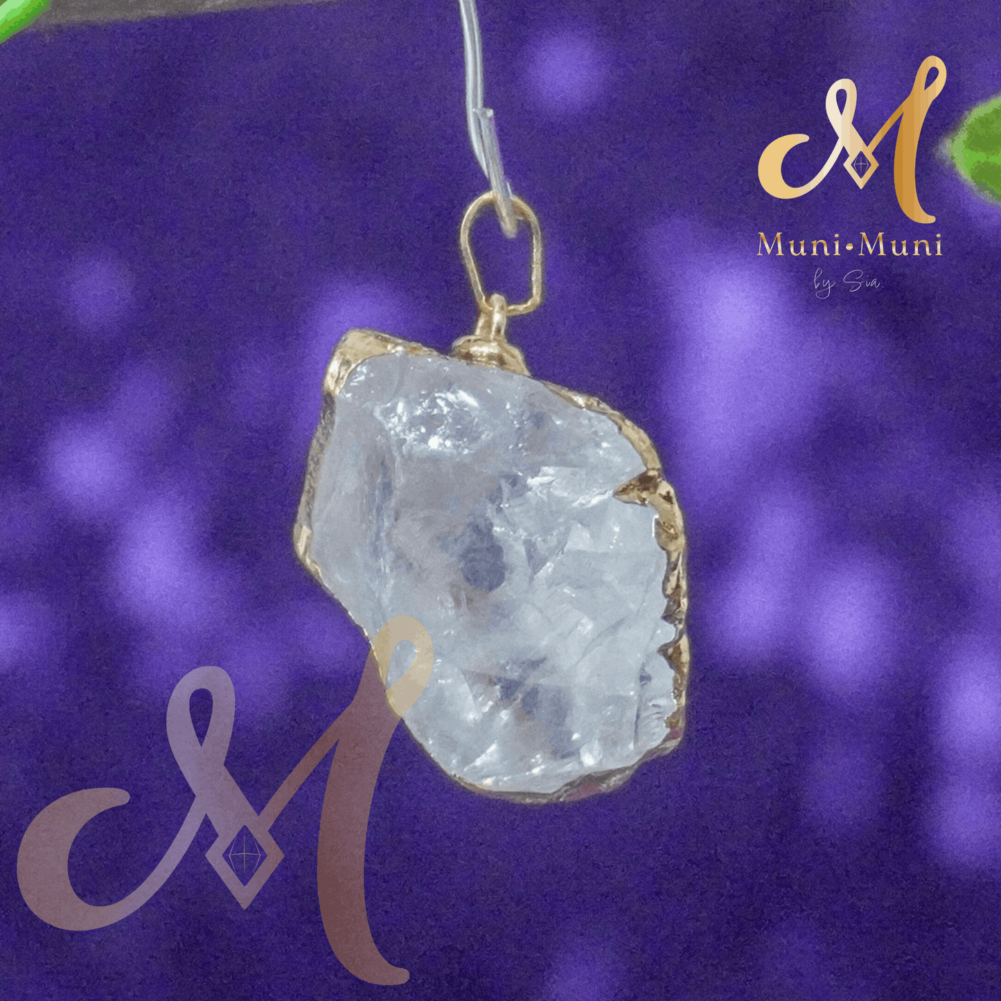 Clear Quartz Natural Crystal Pendant
