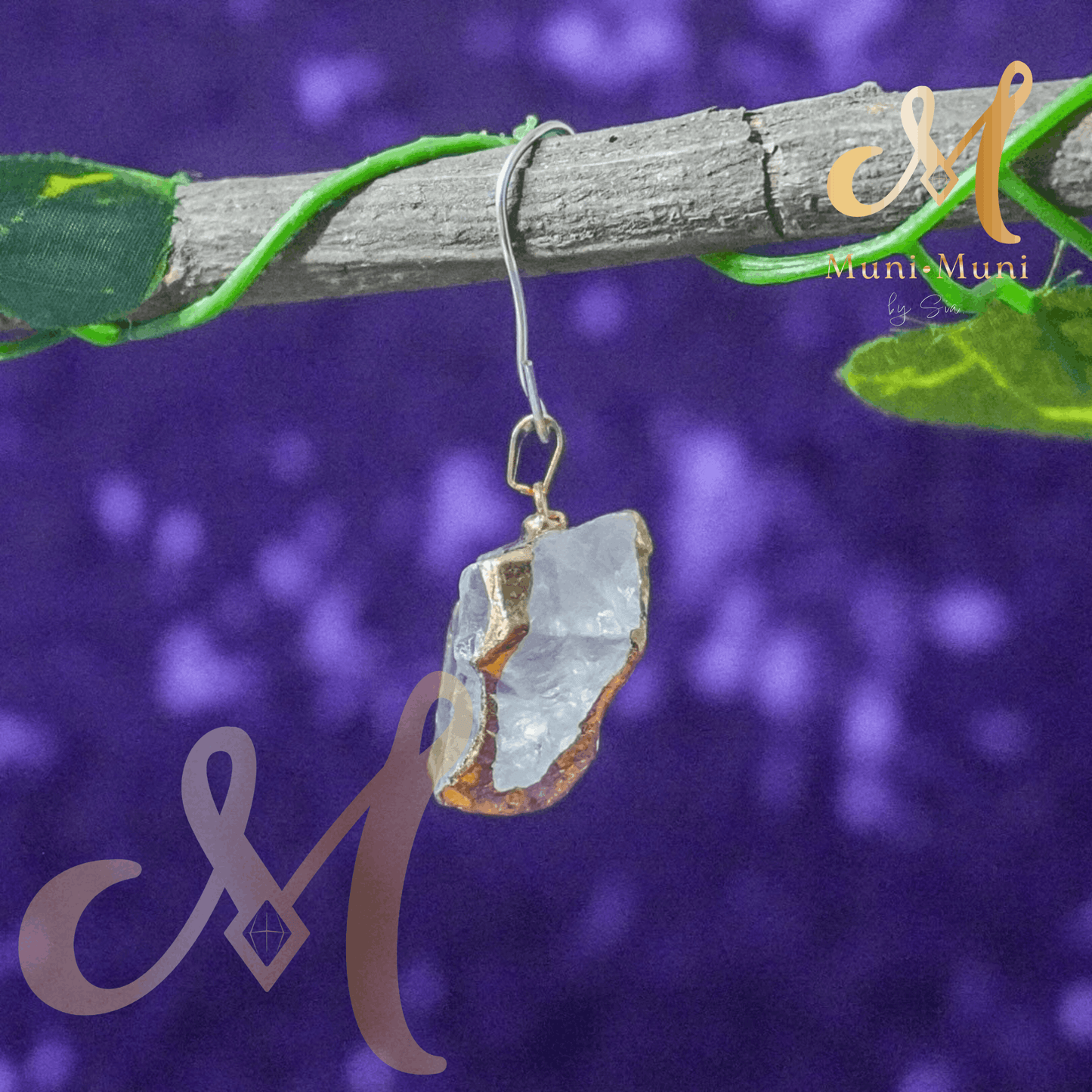 Clear Quartz Natural Crystal Pendant