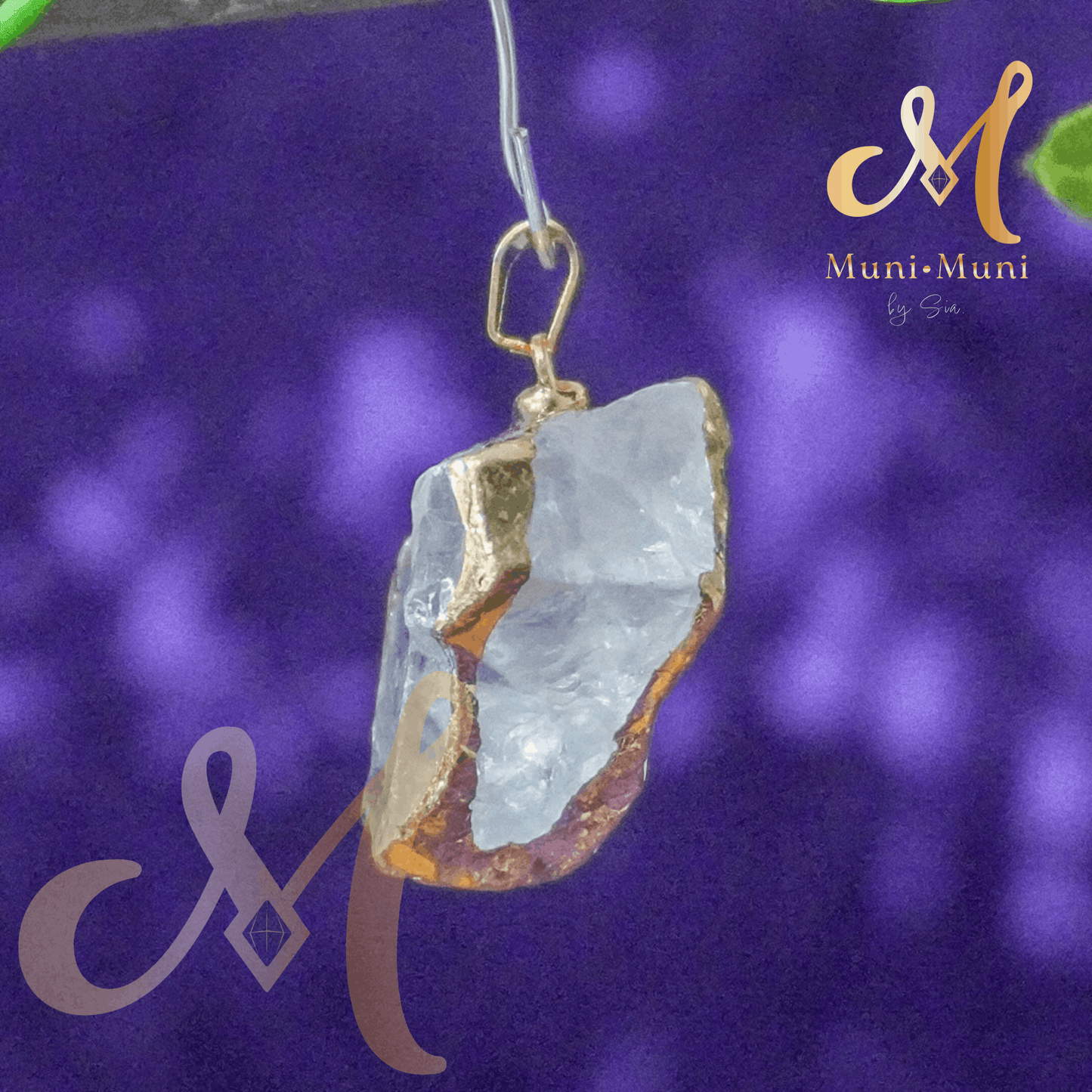 Clear Quartz Natural Crystal Pendant