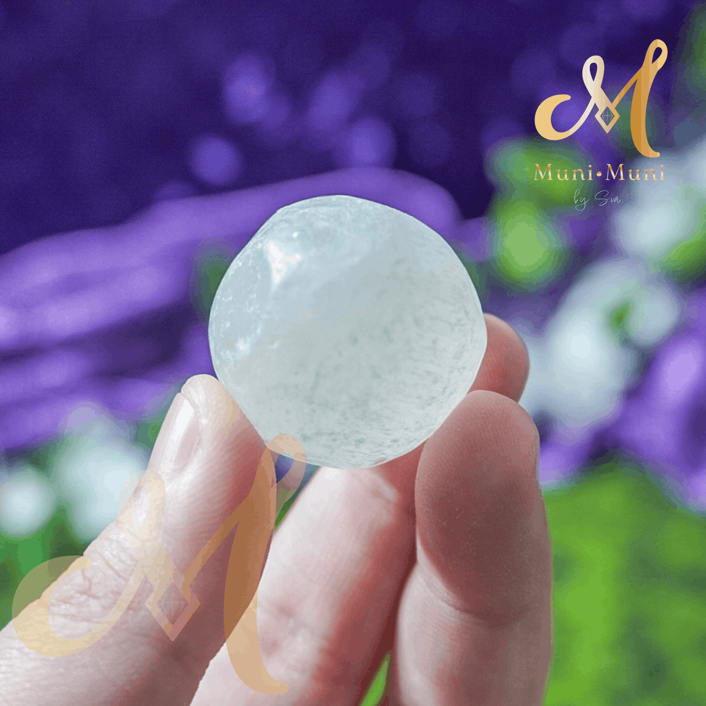 Satin Spar Ball Tumbled Crystal