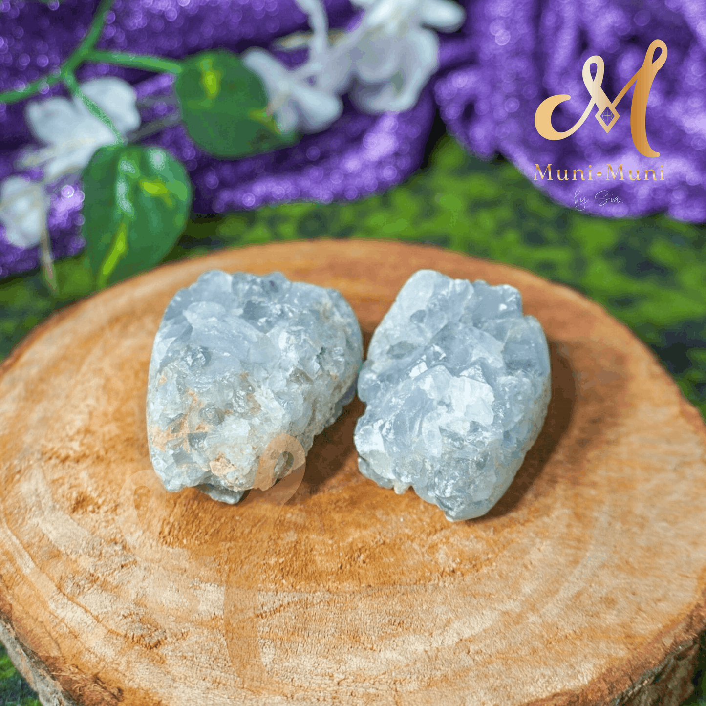 Blue Celestite Natural Crystal Cluster