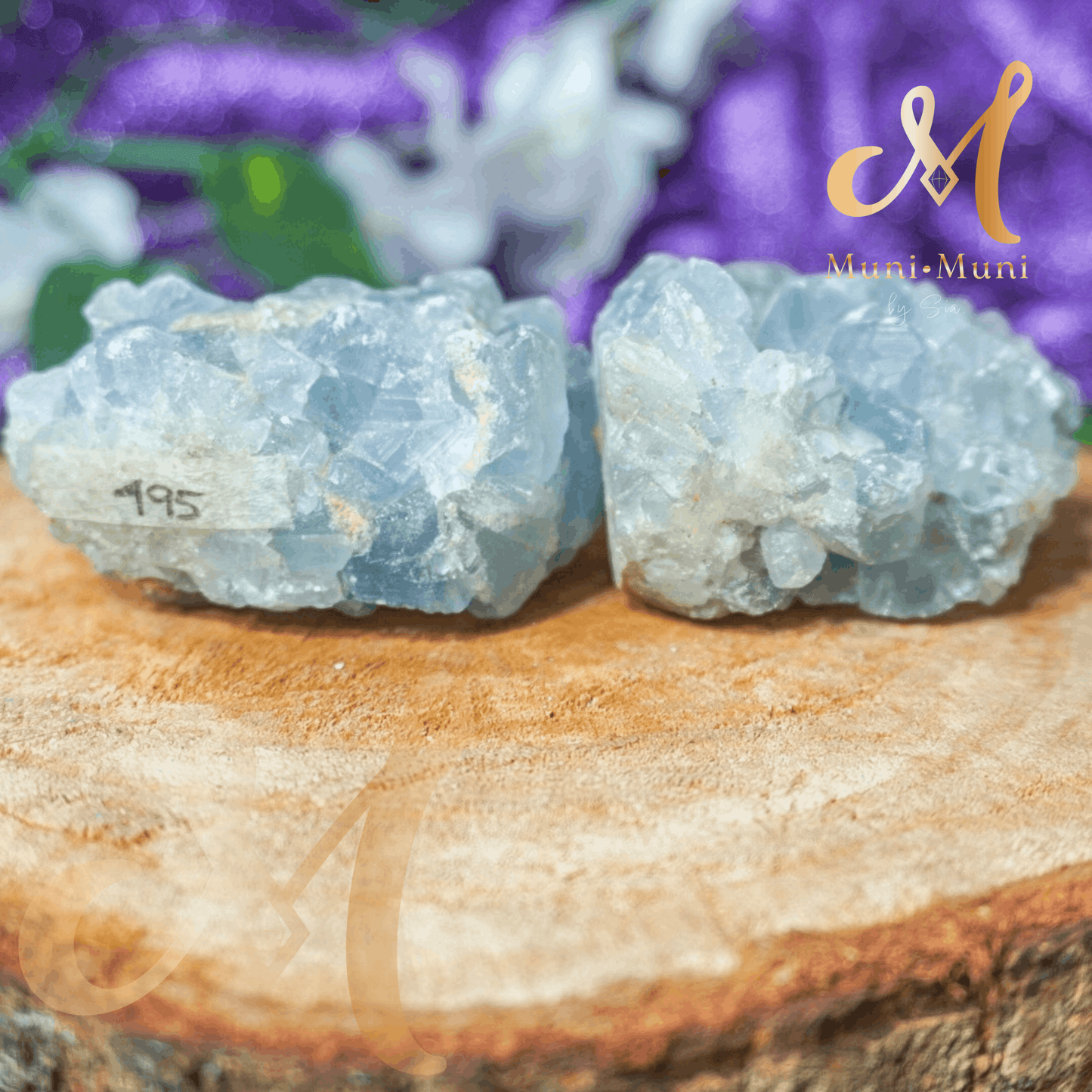Blue Celestite Natural Crystal Cluster