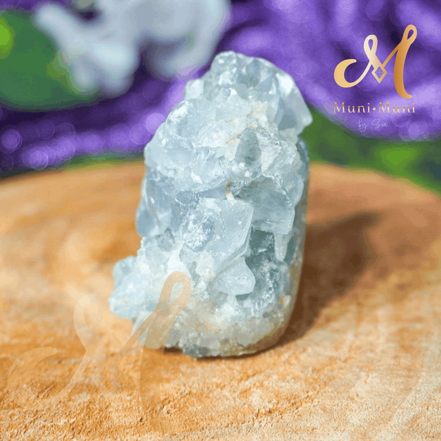 Blue Celestite Natural Crystal Cluster