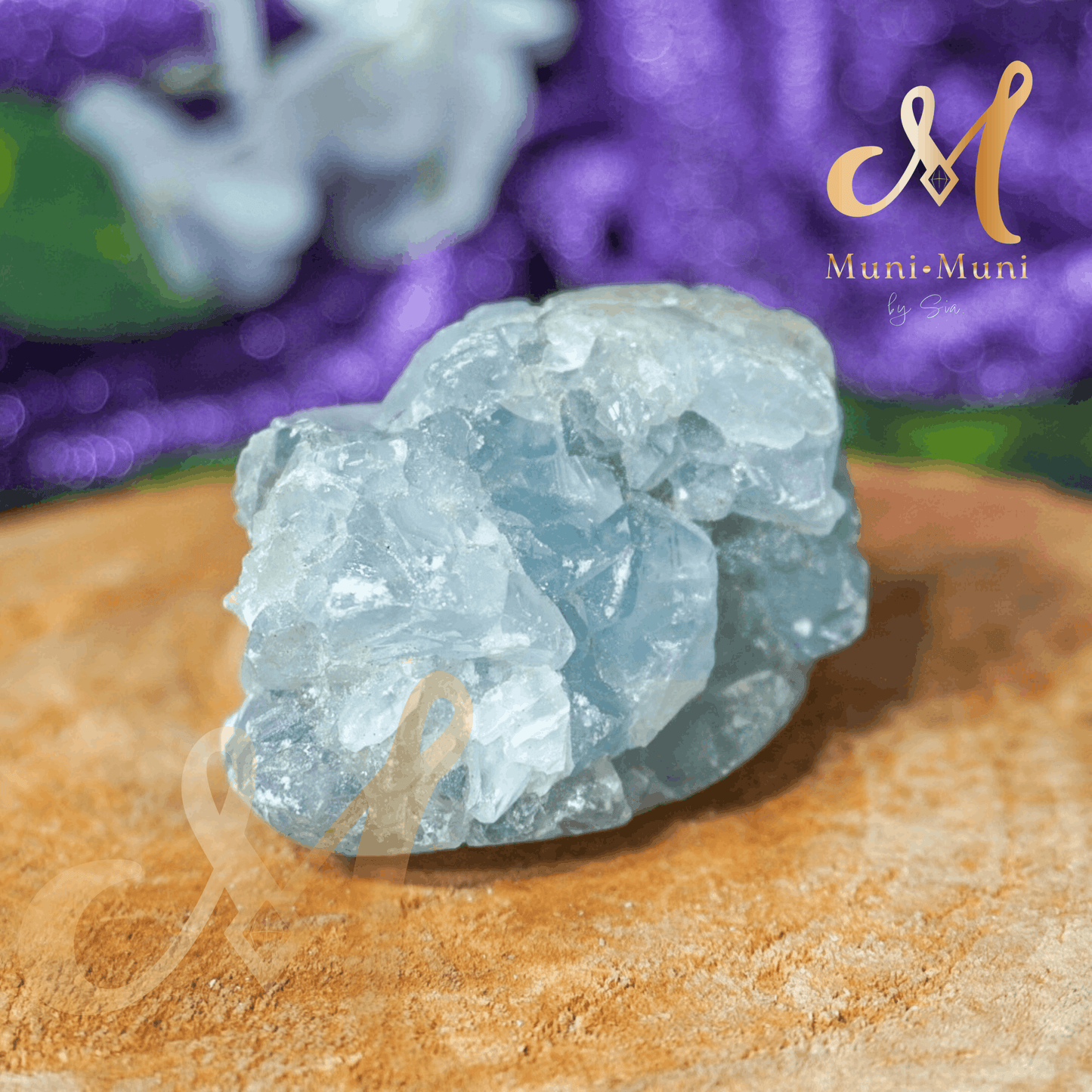 Blue Celestite Natural Crystal Cluster