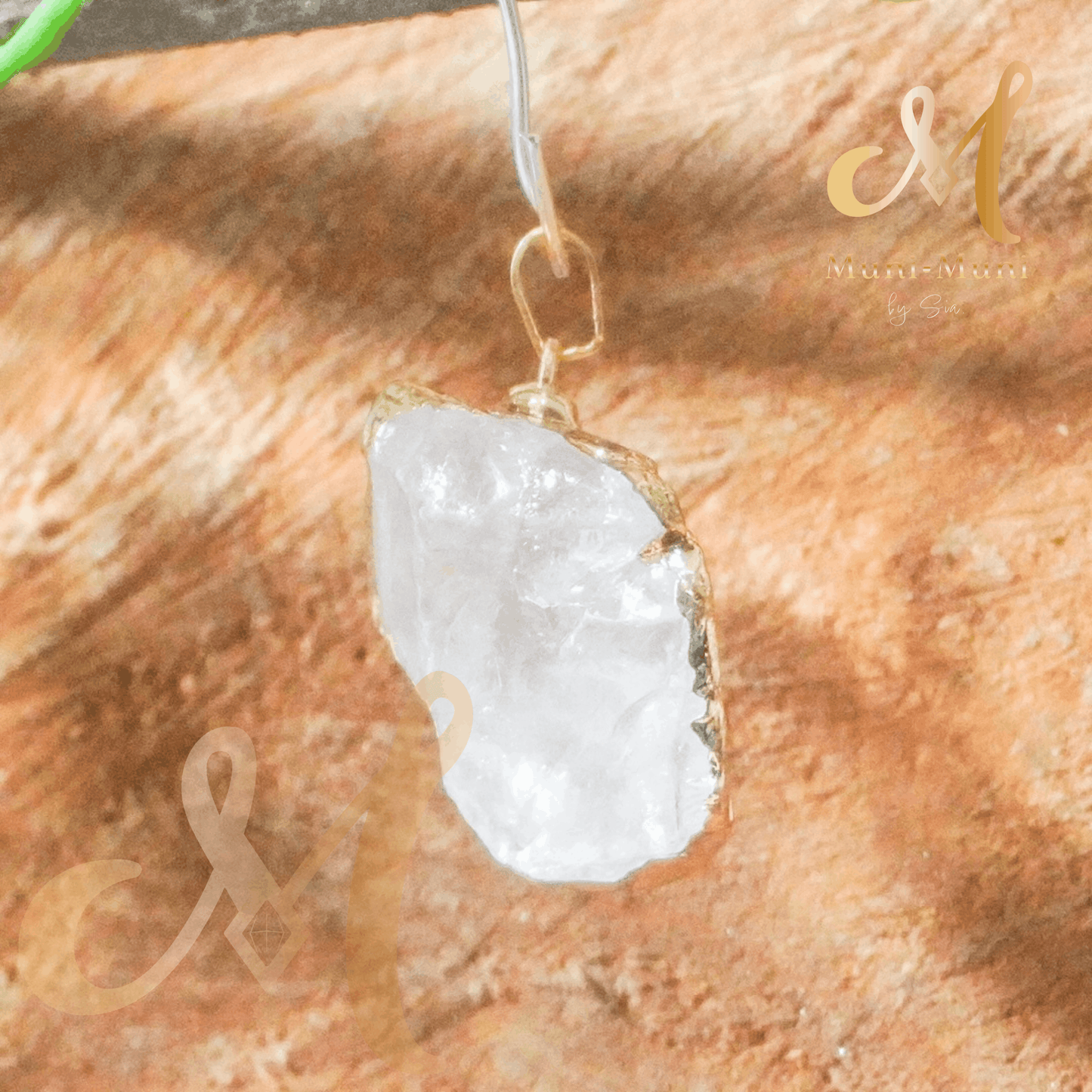 Clear Quartz Natural Crystal Pendant