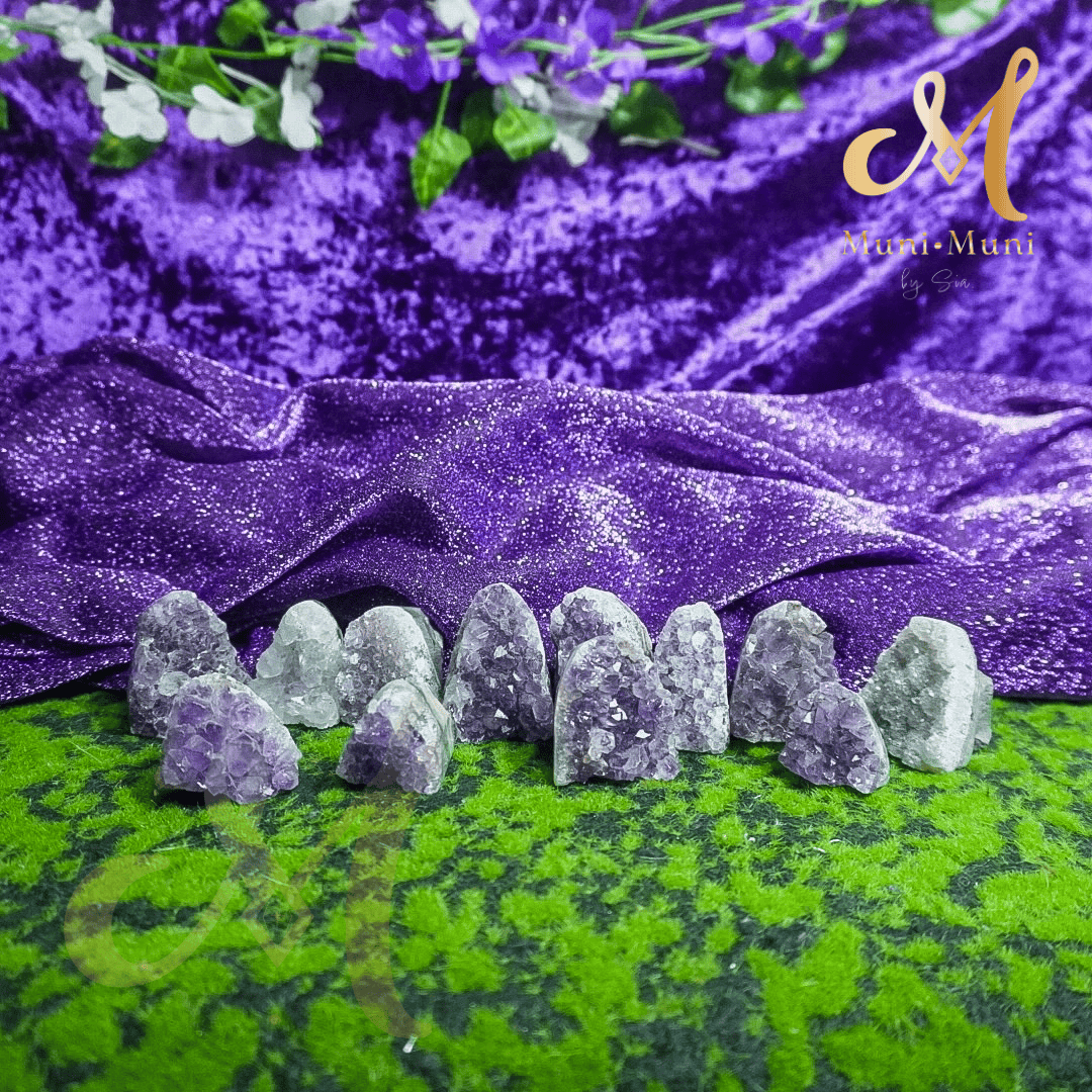 Amethyst Cluster Natural Crystal