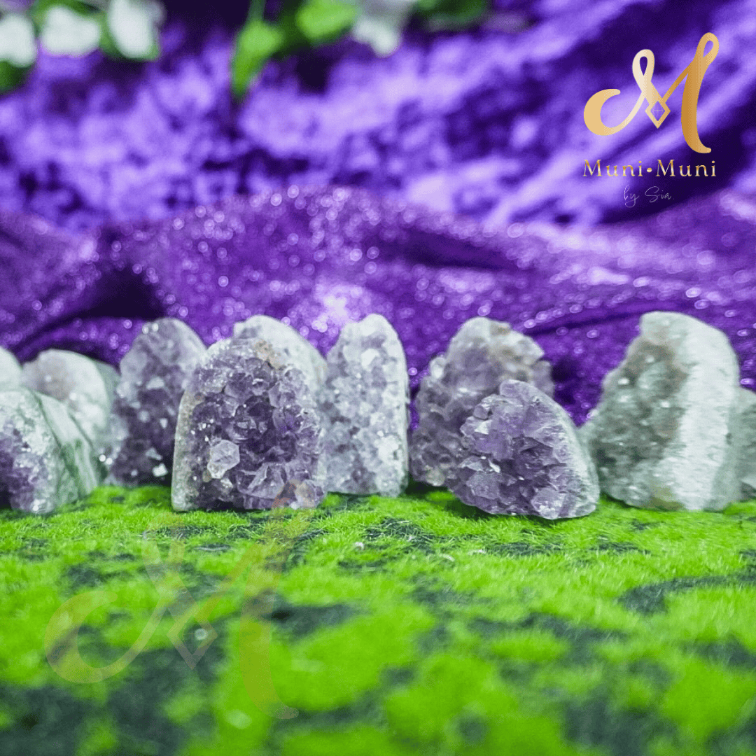 Amethyst Cluster Natural Crystal