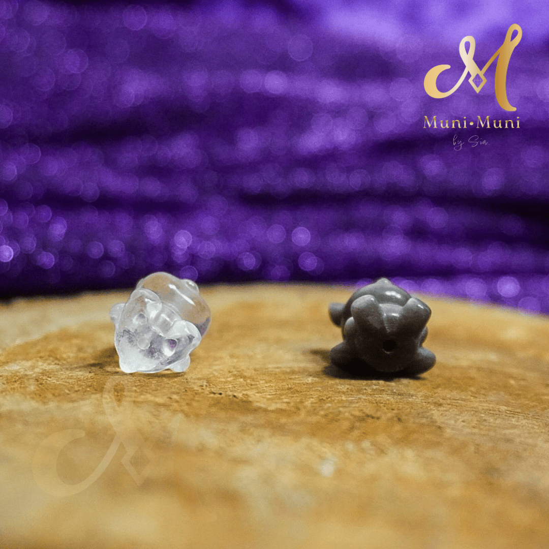 Bear Natural Crystal Bracelet Charm