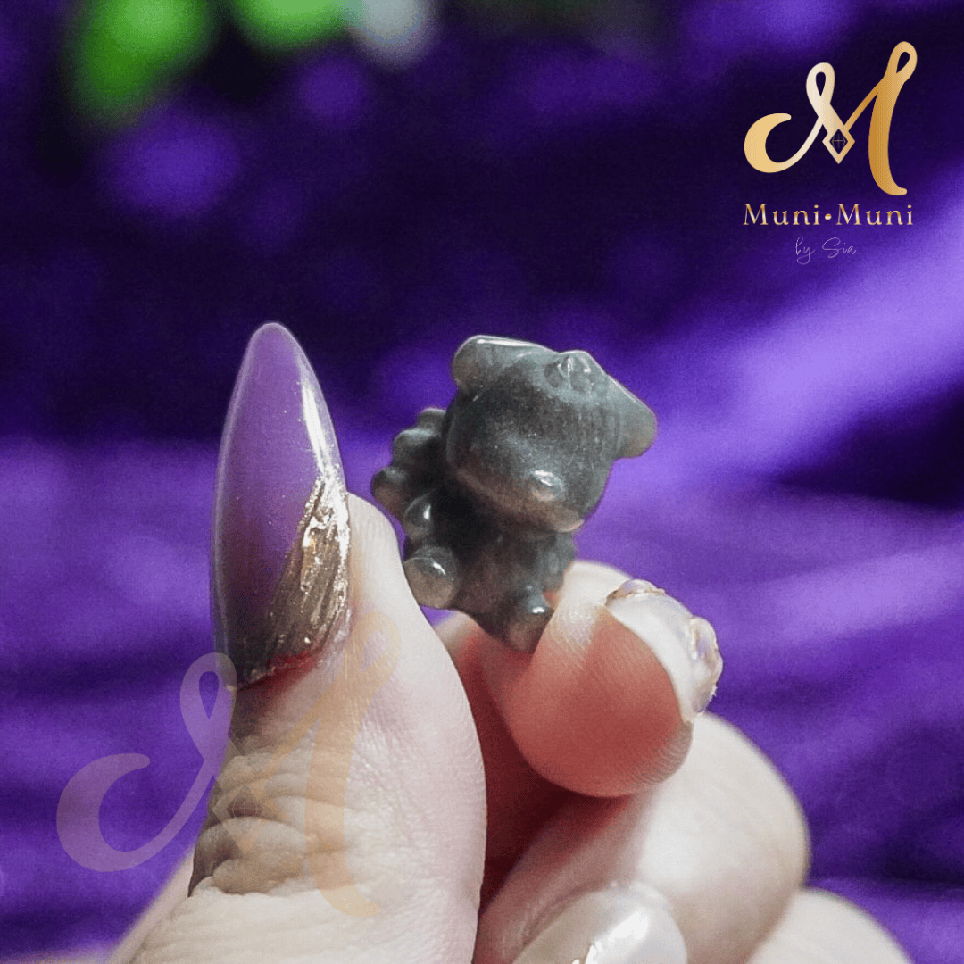 Bear Natural Crystal Bracelet Charm