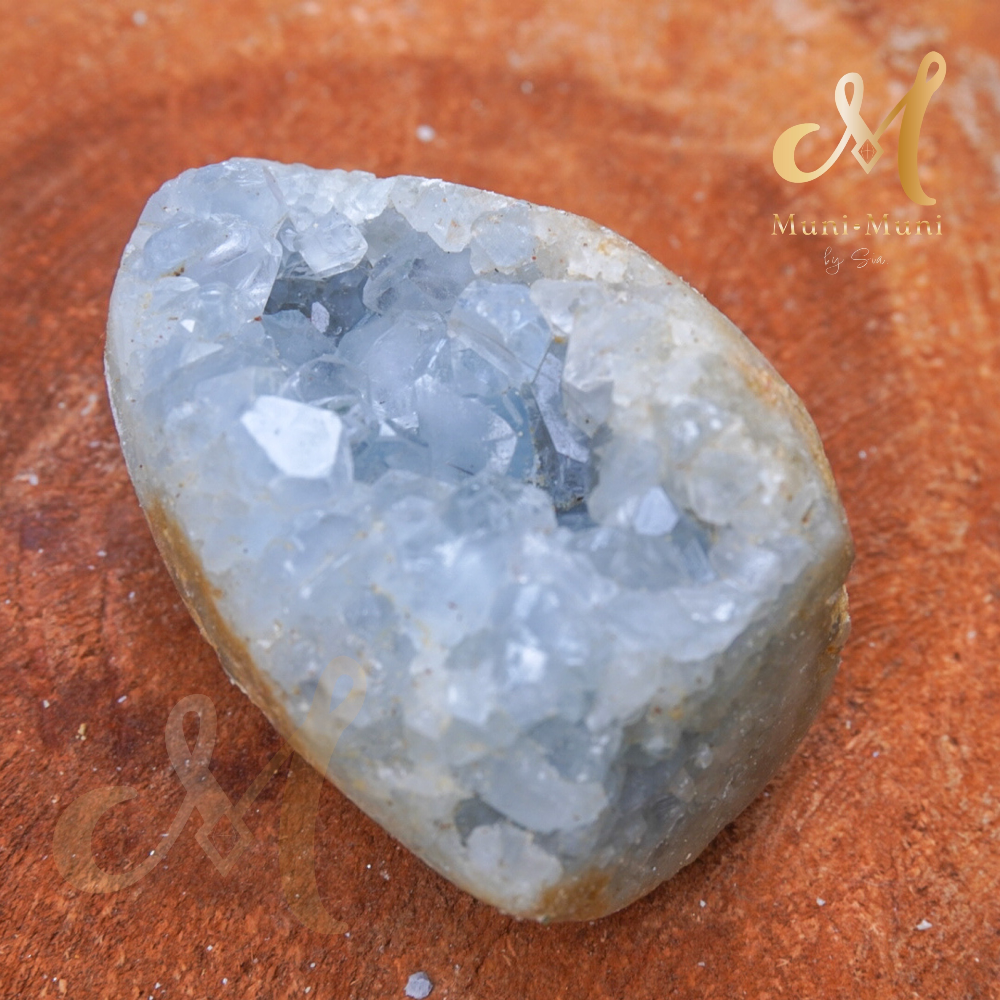 Blue Celestite Cluster