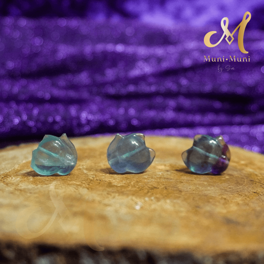 Fox-Fluorite Natural Crystal