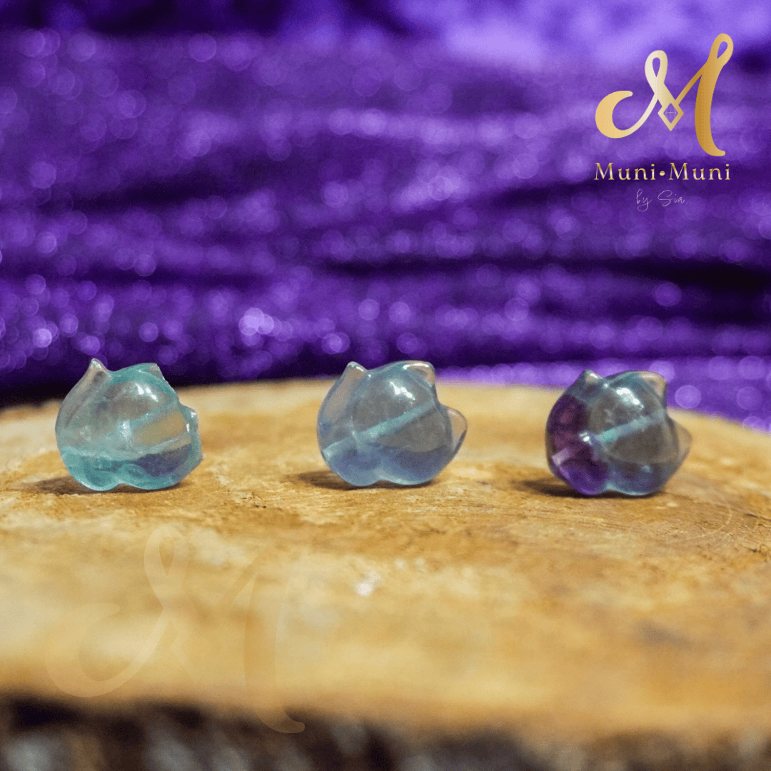 Fox-Fluorite Natural Crystal