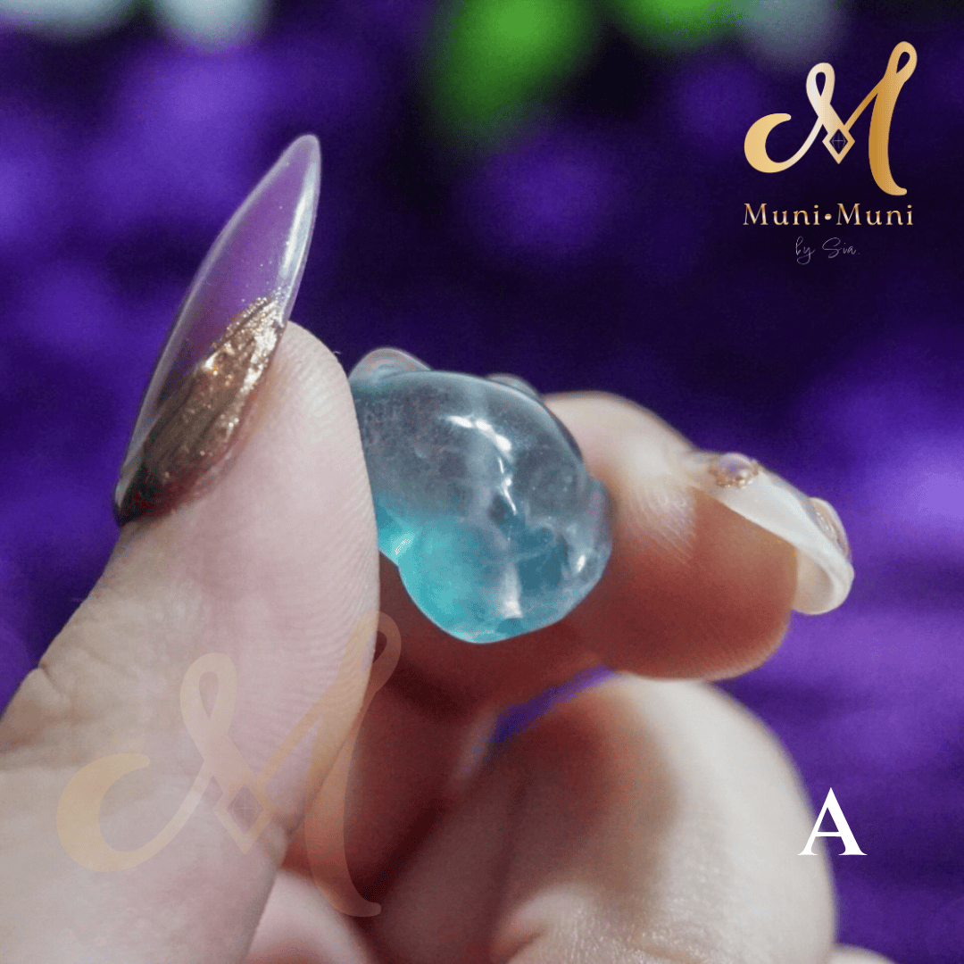 Fox-Fluorite Natural Crystal