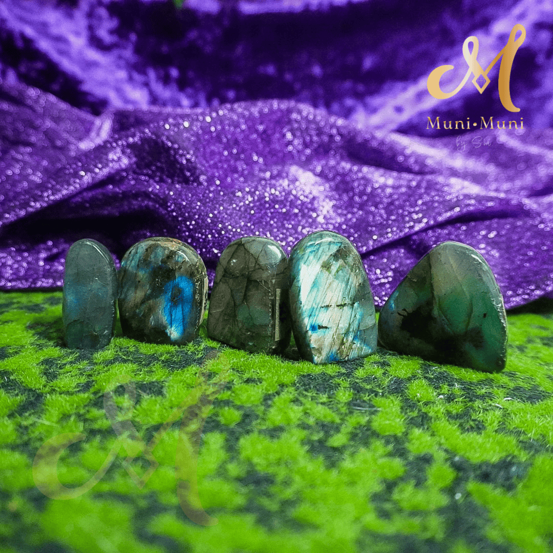 Labradorite Round-Top Freeform Natural Crystal