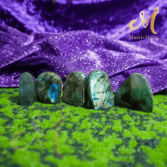 Labradorite Round-Top Freeform Natural Crystal