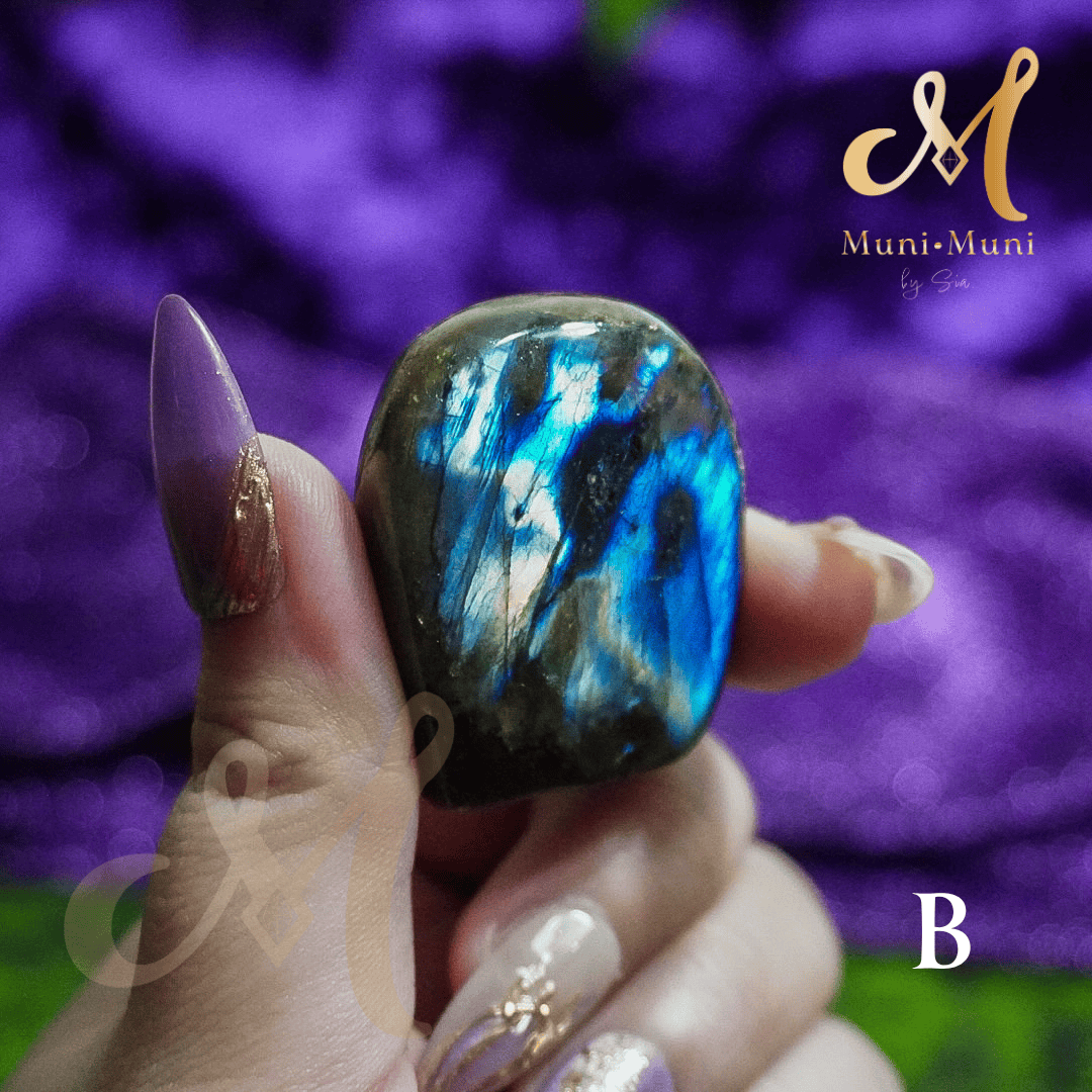 Labradorite Round-Top Freeform Natural Crystal